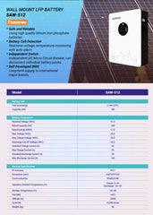 APSUN 51.2V 100Ah Lithium Battery